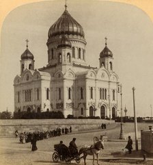 'Temple of Our Saviour, the greatest Church in Moscow, Russia', 1898. Creator: Underwood & Underwood.
