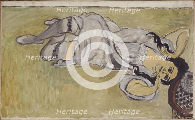 Lorette with Cup of Coffee, 1917. Creator: Henri Matisse.