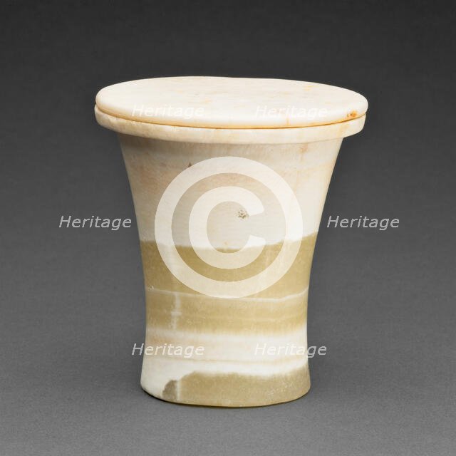 Oil Jar with Lid, Egypt, Middle Kingdom, Dynasty 12 (about 1976-1794 BCE). Creator: Unknown.