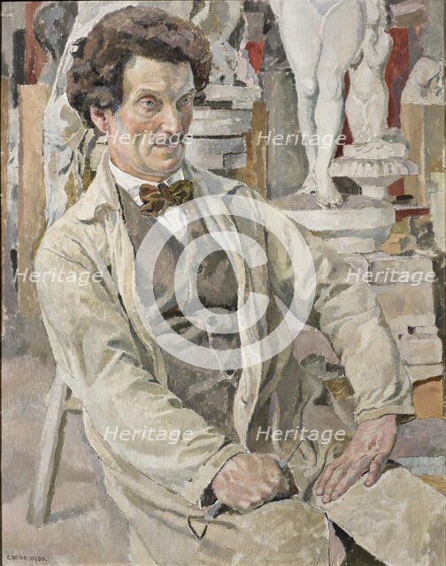 Carl Eldh, 1873-1954, artist, 1924. Creator: Carl Wilhelmson.