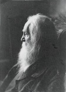 Walt Whitman in Camden, N.J., c. 1891. Creator: Samuel Murray.