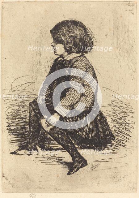 Seymour, Seated. Creator: James Abbott McNeill Whistler.