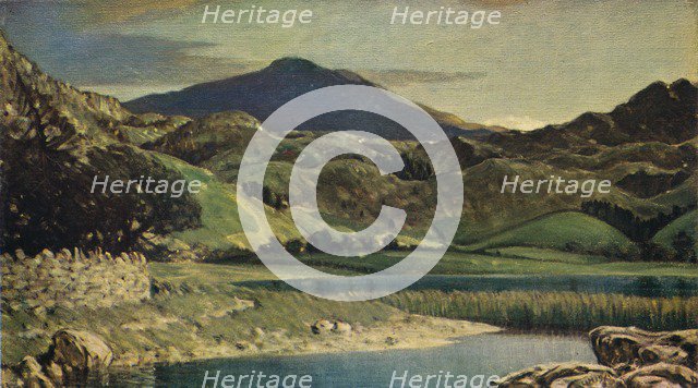 'Watendlalh Tarn, near Kewsick', 1919 (1931). Artist: Charles John Holmes.