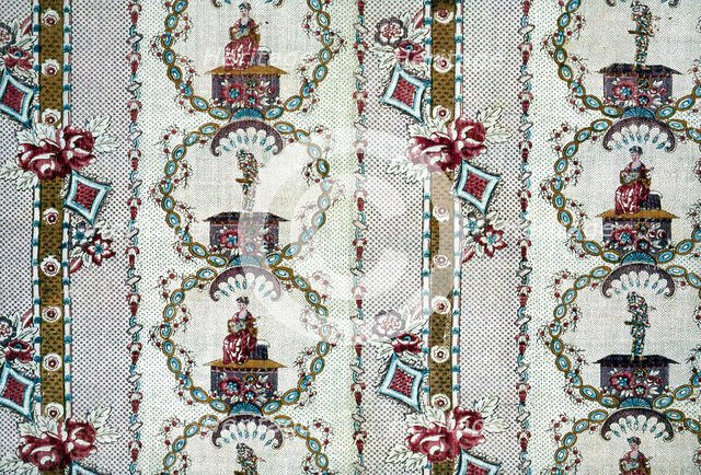 Domino (Furnishing Fabric), France, 1780/1800. Creator: Unknown.