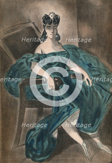 'Portrait II', 1865, (1939). Artist: Constantin Guys.