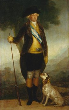 Charles IV of Spain as Huntsman, c. 1799/1800. Creator: Workshop of Francisco de Goya.