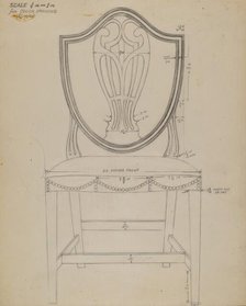 Side Chair, c. 1936. Creator: Alfred Nason.