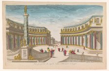 View of a Palace at Alexandria, 1762. Creator: L.Mt. Vanier.