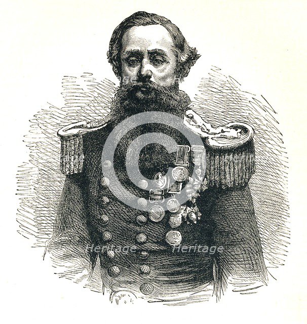 'Captain Cowper Phipps Coles', (1819-1870), English naval captain and inventor, 1893. Artist: Unknown.