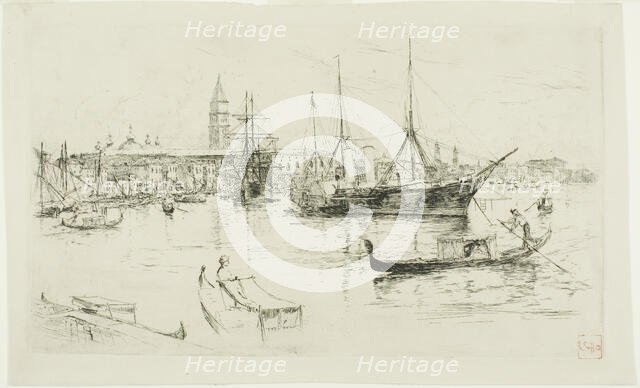 Laguna, Venice, 1880. Creator: Frank Duveneck.