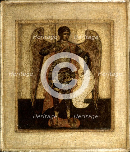 Archangel Michael, Russian icon, 1650-1699. Creator: Unknown.