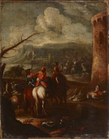 Battle Scene, 18th century. Creator: Unknown.