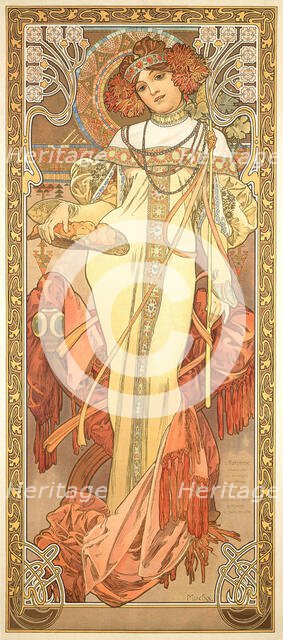Les quatre saisons: L'Automne, 1900. Creator: Mucha, Alfons Marie (1860-1939).