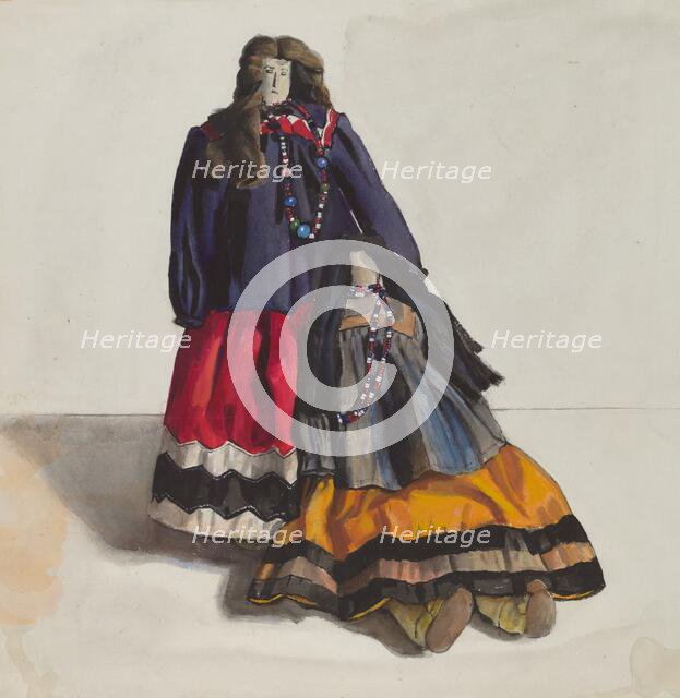 Dolls (Apache Women), 1935/1942. Creator: Jane Iverson.