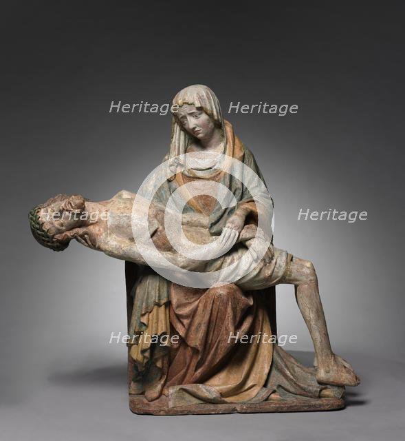 Vesperbild (Pietà), c. 1420. Creator: Master of Grosslobming (Austrian).