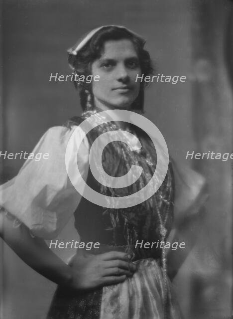 Members of the International Institute for Immigrant Girls, Y.W.C.A., in national costumes..., 1915. Creator: Arnold Genthe.