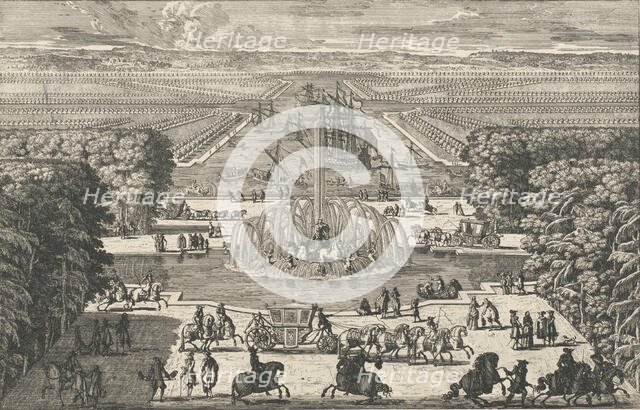 Le Bassin d'Apollon [The Fountain of Apollo, Versailles], 1680s. Creator: Adam Perelle.