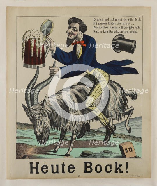 Today Bock!, c1900-1910. Creator: Anonymous.