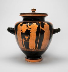 Stamnos (Mixing Jar), about 450 BCE. Creator: Chicago Painter.