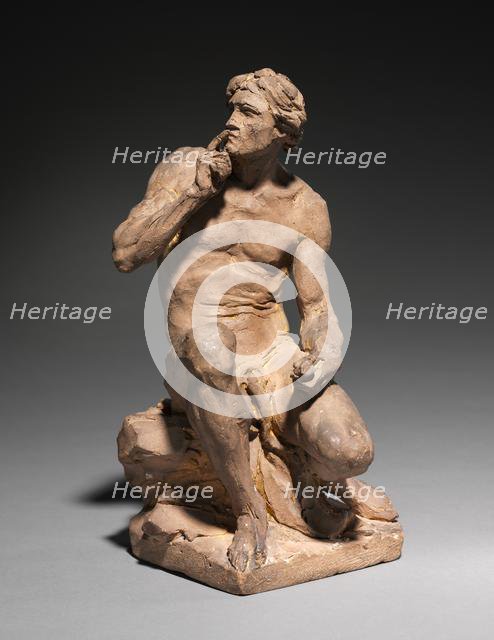 Study for "Silence" , c. 1780-89. Creator: Louis-Philippe Mouchy (French, 1734-1801), attributed to.