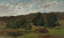 Lakeside Landscape, 1877. Creator: Hjalmar Munsterhjelm.