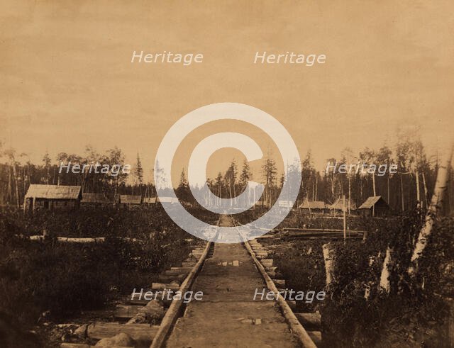 Derbinsky Settlement in the Tym River Valley in the Interior of the Island, 1880-1899. Creator: Innokenty Ignatievich Pavlovsky.