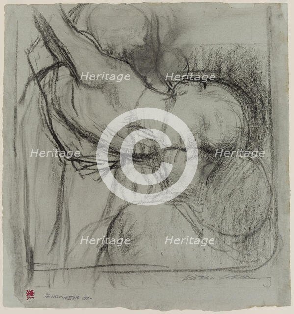 Death, Woman, and Child, c1910. Creator: Kathe Kollwitz.