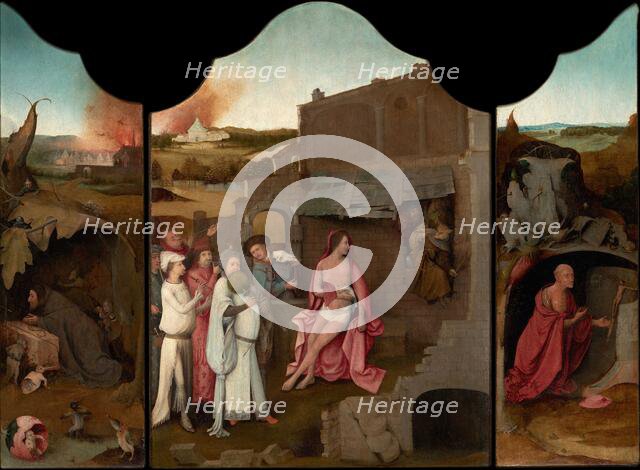Triptych of Job, Between 1500 and 1524. Creator: Bosch; Hieronymus; (School) ().