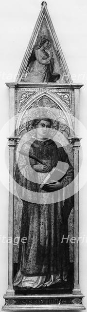 Saint Stephen (with the Angel of the Annunciation). Creator: Martino di Bartolomeo di Biagio.