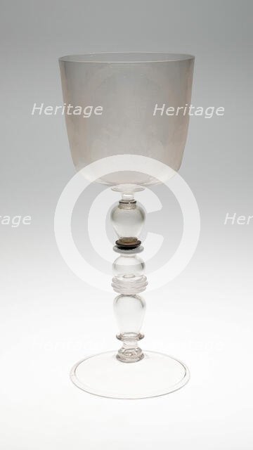 Goblet (Pokal), Nuremberg, c. 1660. Creator: Georg Schwanhardt.