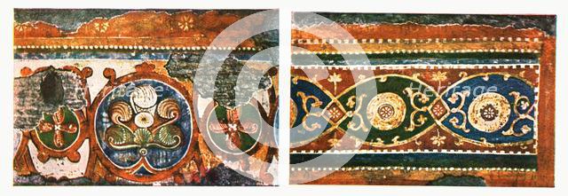 Detail of frieze from the Basilica of the Holy Cross, Rome, Italy, (1928). Creator: Unknown.