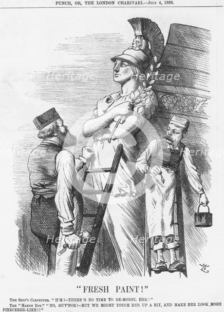 "Fresh Paint!", 1885. Creator: Joseph Swain.