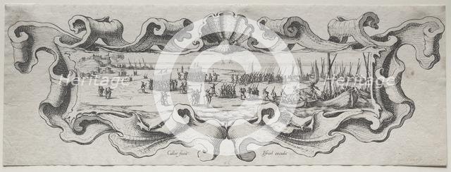 Le Débarquement des Troupes. Creator: Jacques Callot (French, 1592-1635).