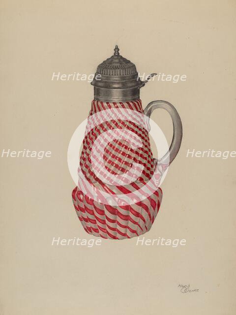 Molasses or Syrup Mug, c. 1938. Creator: Hugh Clarke.