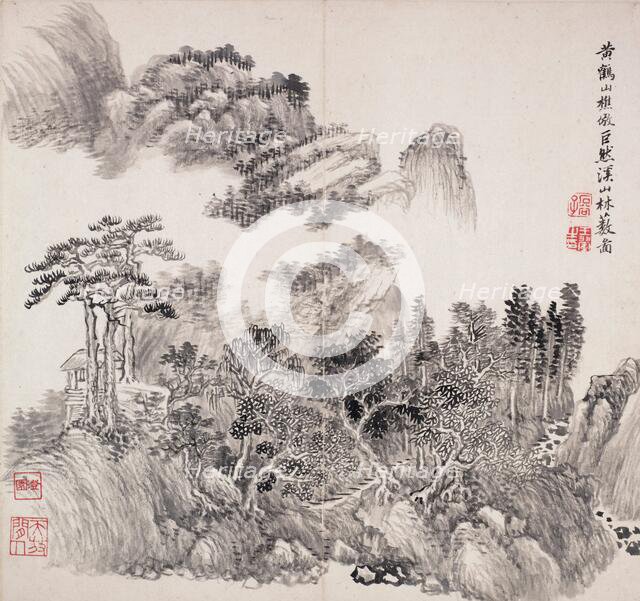 Album after old masters and poems, 1650-1717. Creator: Wang Hui.