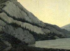 White Bom on the Chu River View From the South West Altai, 1880-1897. Creator: Pavel Mikhailovich Kosharov.