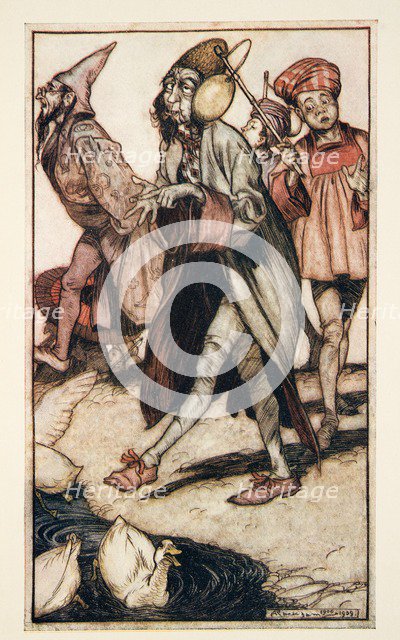 A Laputian Gentleman Taking a Walk, 1909.