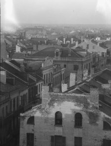 Royal Street roofs and gable ends, New Orleans, between 1920 and 1926. Creator: Arnold Genthe.