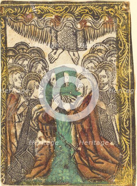 The Ascension, 1460/1480. Creator: Master of the Borders with the Four Fathers of the Church.