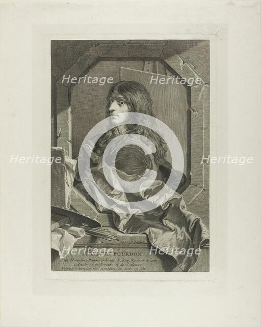 Sebastian Bourdon, 1733. Creator: Laurent Cars.