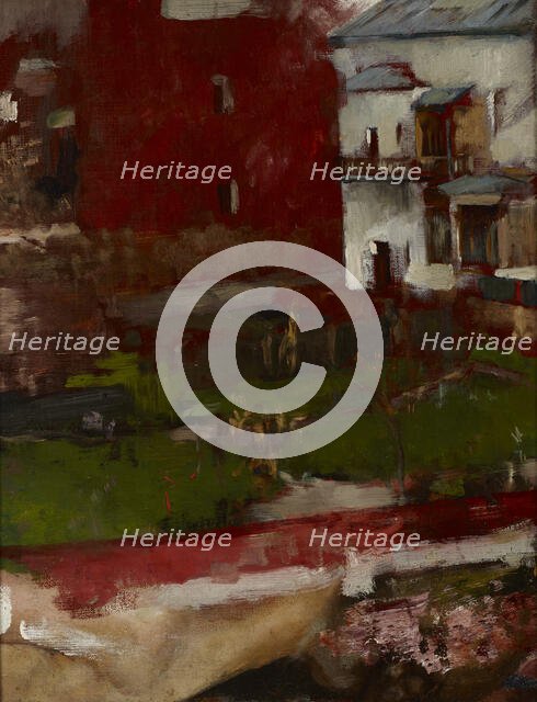 Town Buildings I, 1885. Creator: Olga Boznanska.