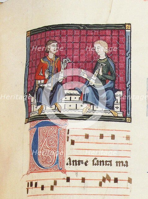 Illustration from the codex of the Cantigas de Santa Maria, c. 1280. Creator: Anonymous.