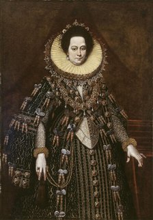 Portrait of Margherita Aldobrandini (1588-1646), Duchess of Parma and Piacenza, 1622-1627. Creator: Anonymous.