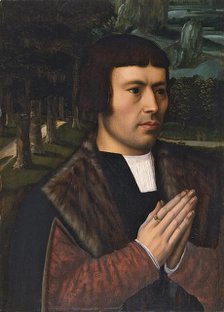 Gentleman Praying, 1525. Creator: Ambrosius Benson.