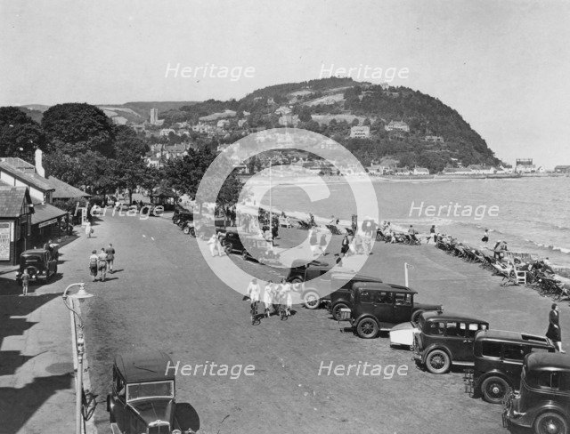 Seaside resort of Minehead, Somerset, early 1930s. Artist: Unknown