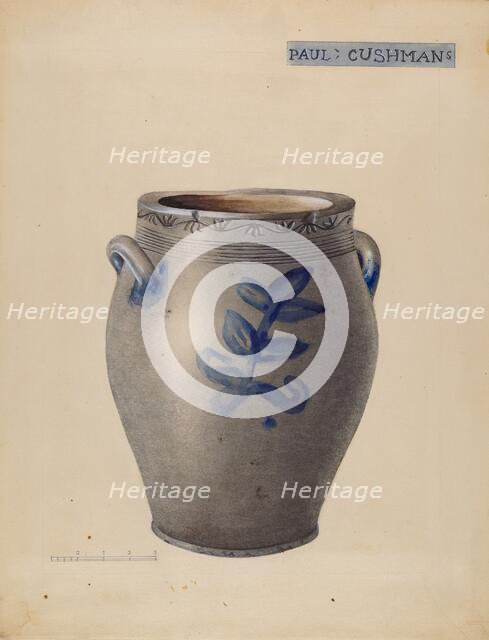 Crock, c. 1937. Creator: Charlotte Sperber.