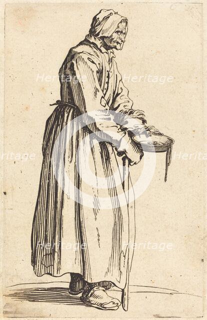 Beggar Woman with Pan, c. 1622. Creator: Jacques Callot.