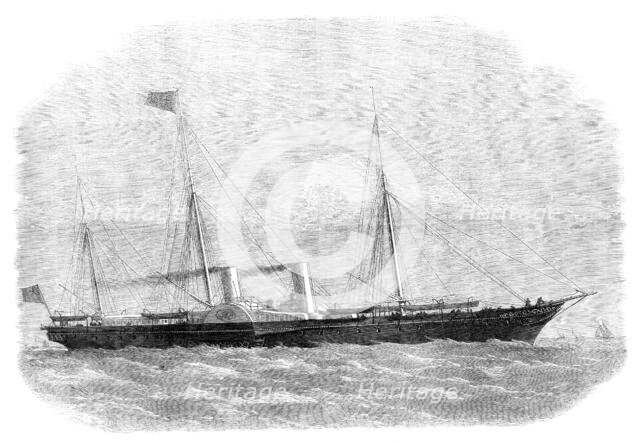 The Prince of Wales's new steam-yacht Osborne, 1871. Creator: Unknown.