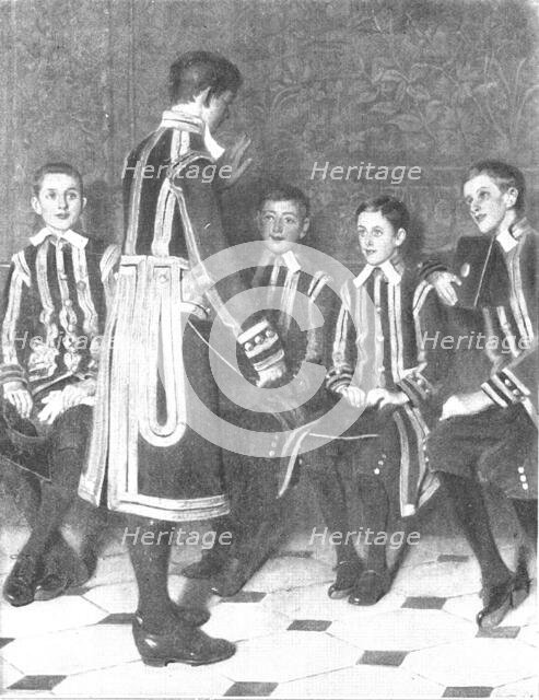 Pictures from the Royal Academy: "Children of the Chapel"...W. F. Yeames, R.A., 1898. Creator: Unknown.