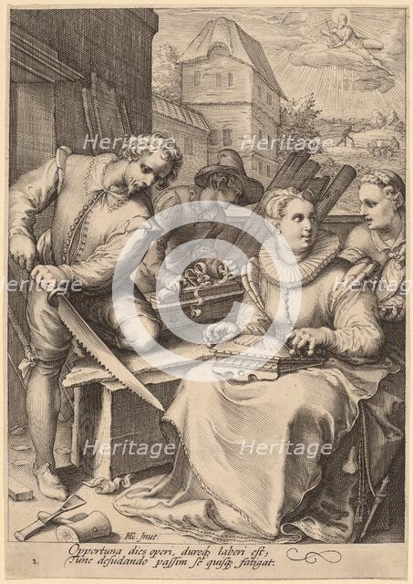 Midday, c.1595-1598. Creator: Jan Saenredam.